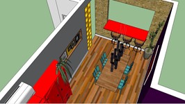 3D sala de jantar